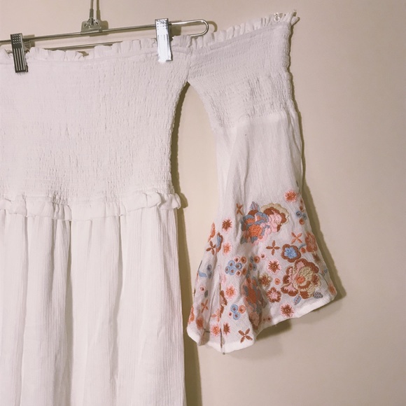 Altard State off shoulder white embroider size S - Picture 3 of 3